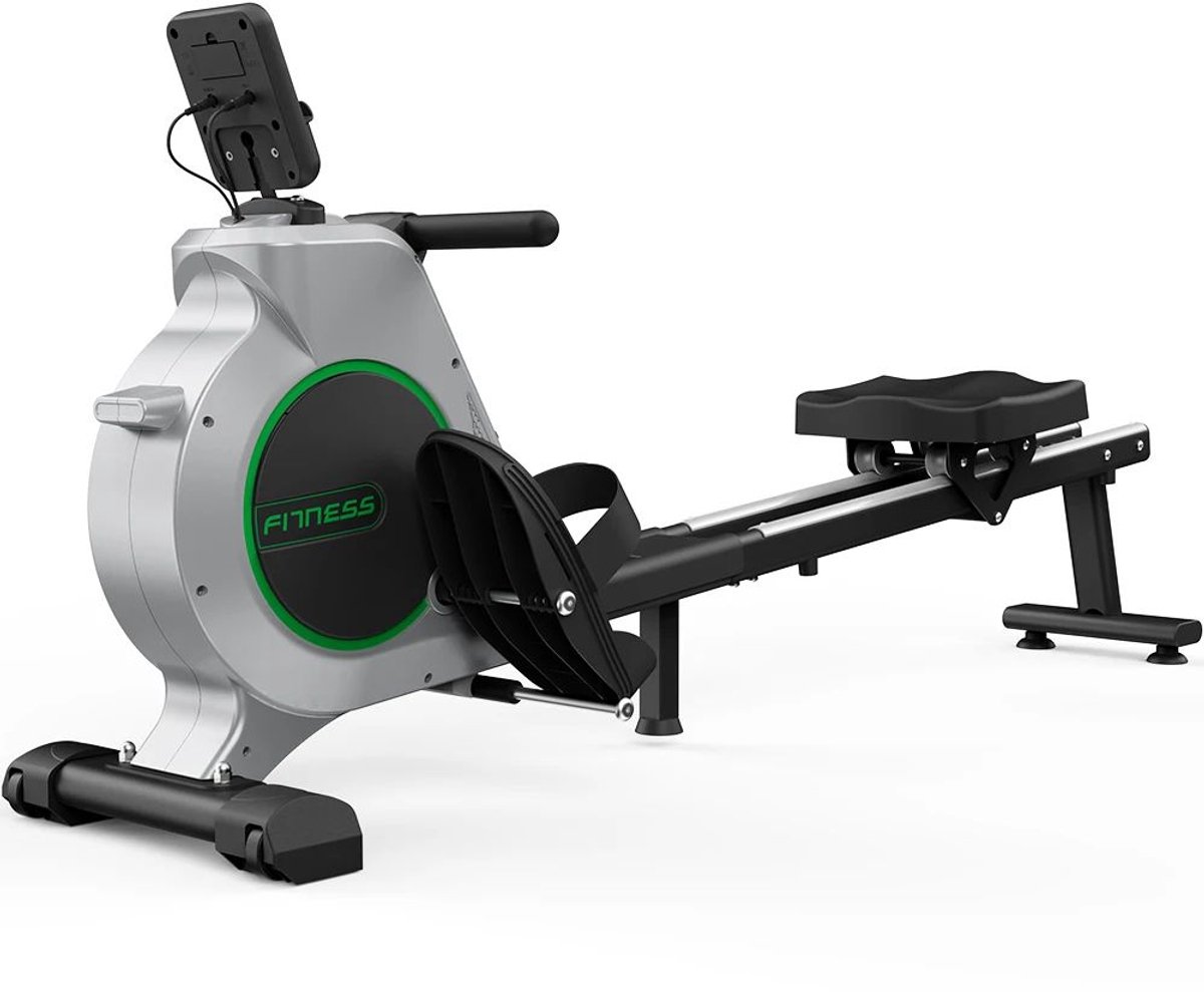 LeeuwenChoice® Fitness Roeimachine - Roeitrainer - Hometrainer - Weerstand op 16 niveaus - Bluetooth-app - LCD-scherm