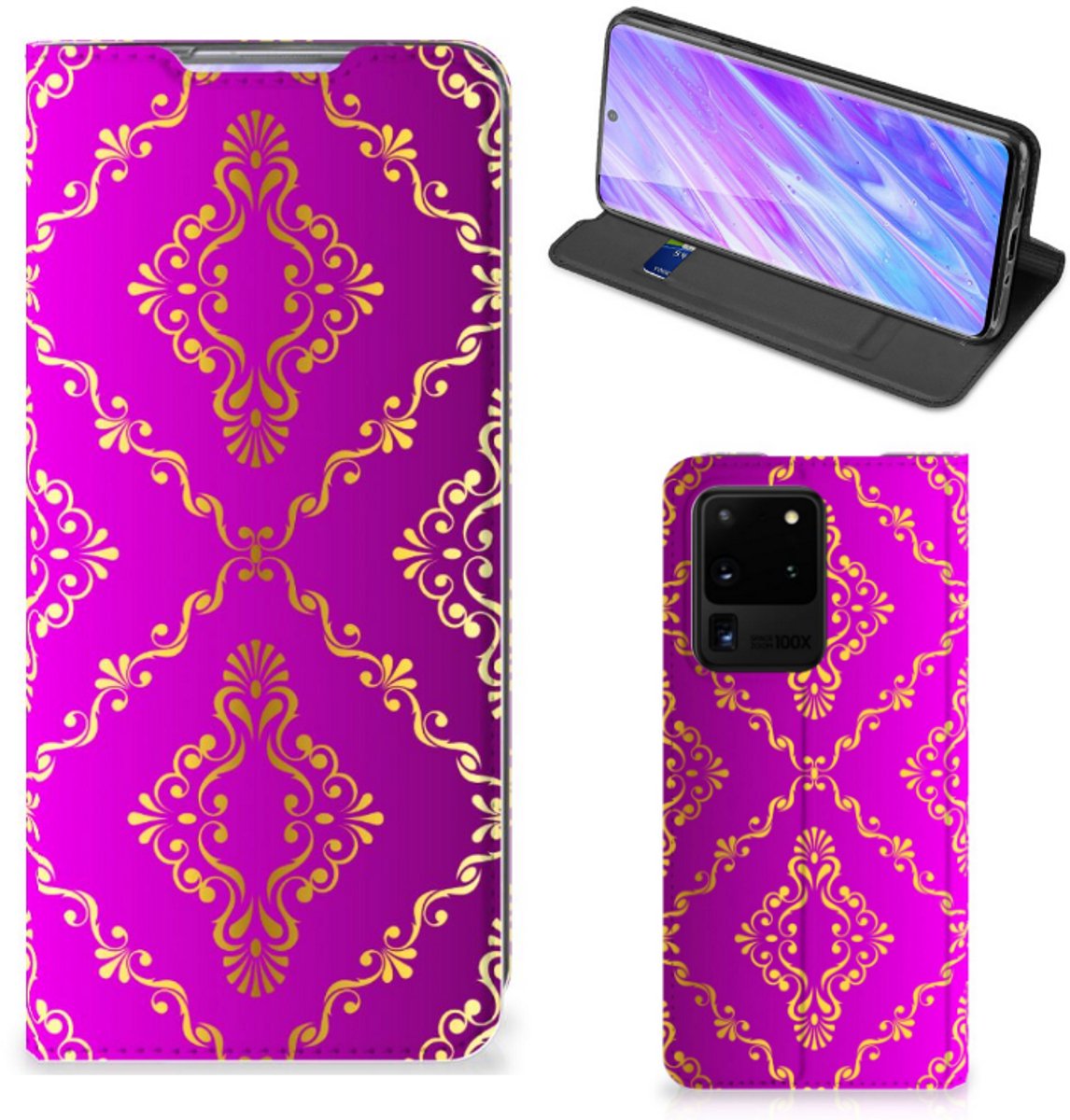 Telefoon Hoesje Samsung Galaxy S20 Ultra Barok Roze