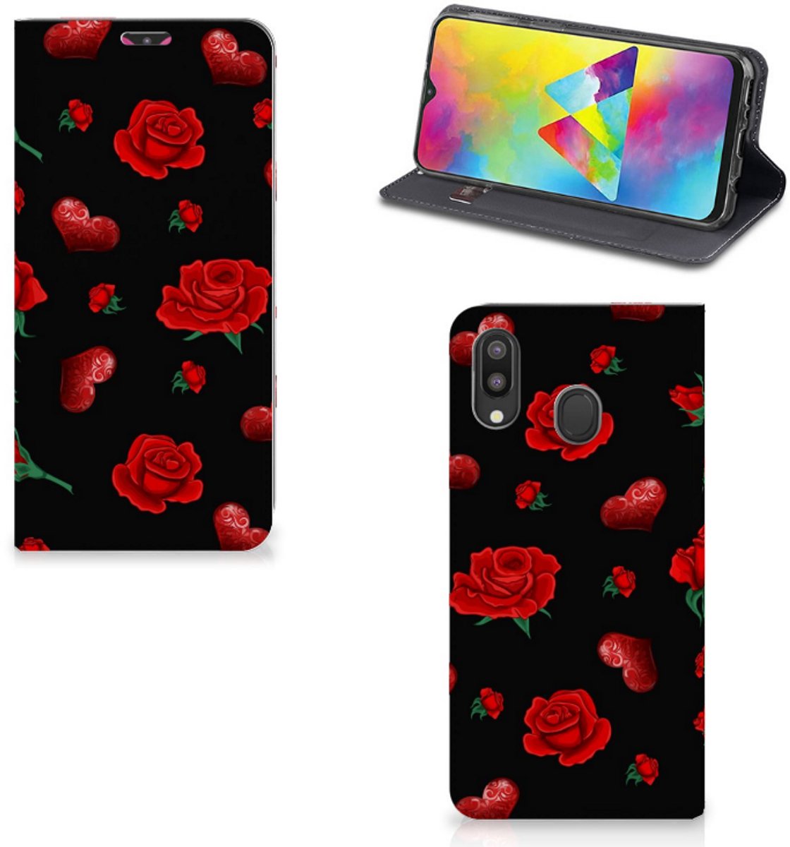 Standcase Hoesje voor Samsung Galaxy M20 Magnet Case Valentine