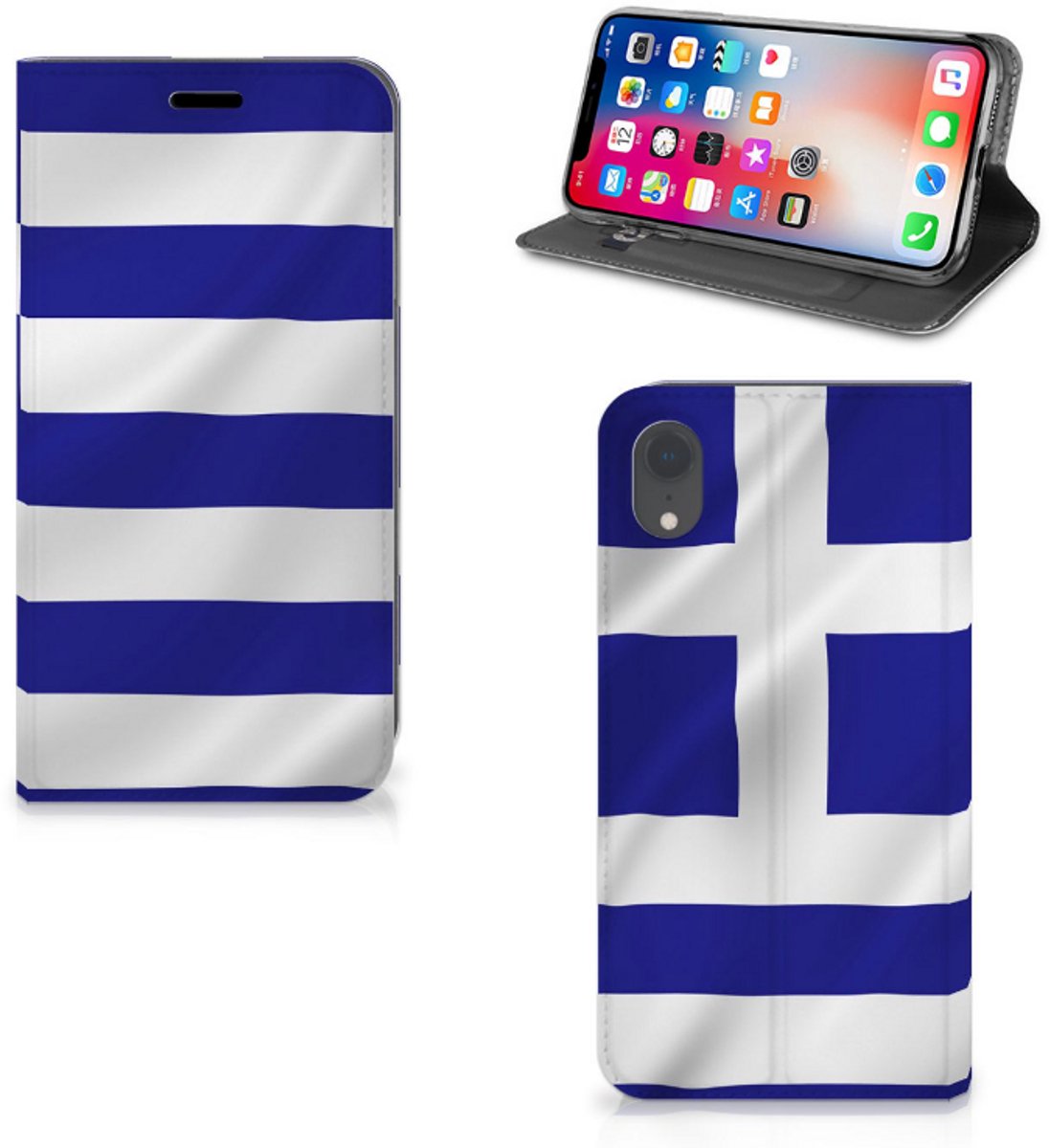 Apple iPhone Xr Standcase Griekenland