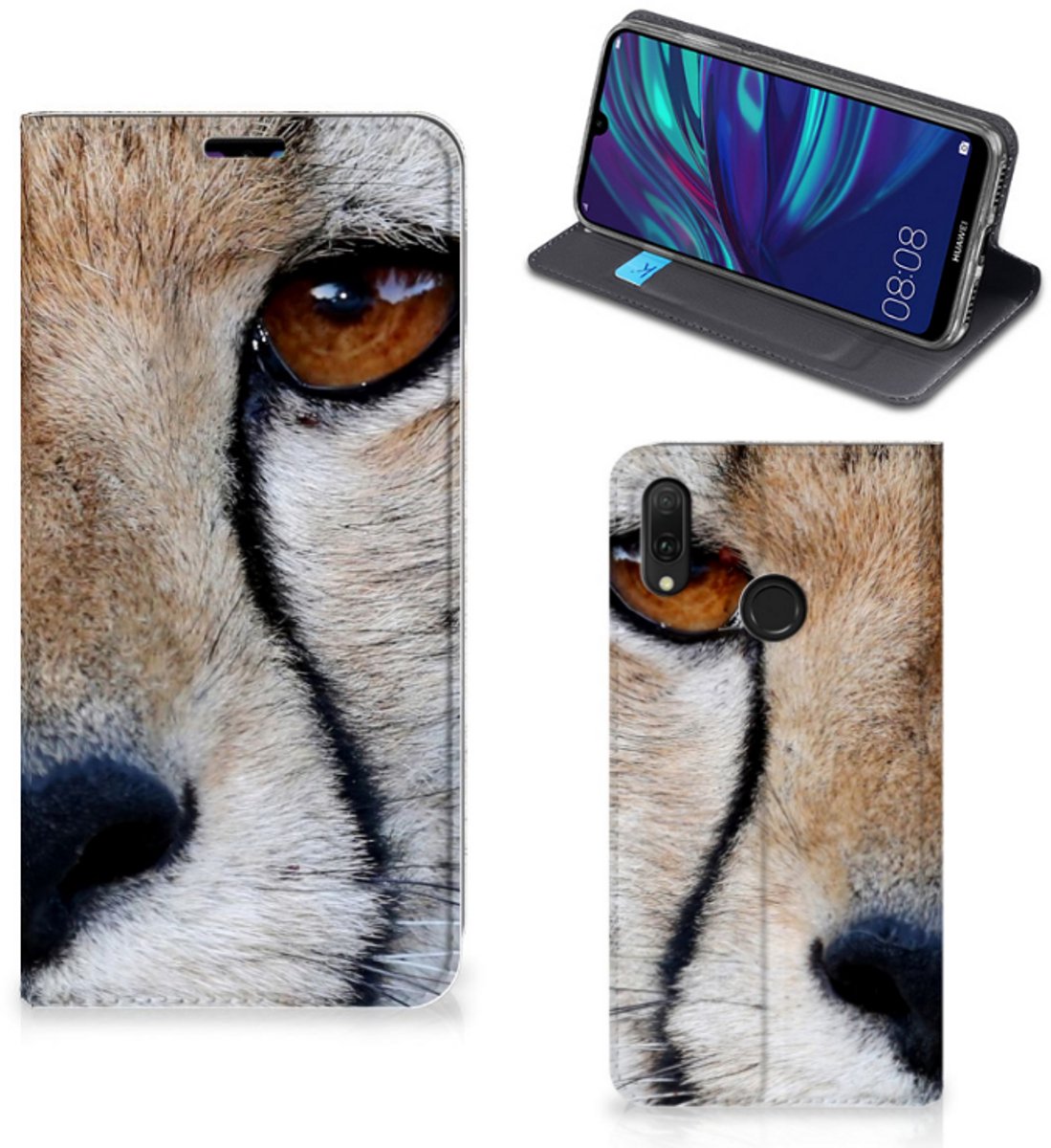 Huawei Y7 hoesje Y7 Pro (2019) Hoesje maken Cheetah