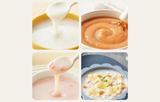 GROWNSY Babyvoedingsbereider met stoommand, stoompan, mixer en sterilisator in één apparaat, BPA-vrij, voor gezonde zelfgemaakte babyvoeding, BPA-vrij van grownsy — afbeelding 4