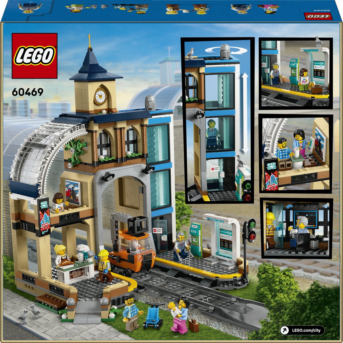 LEGO® City Centraal Station, Bouwspeelgoedset - 60469 — afbeelding 18