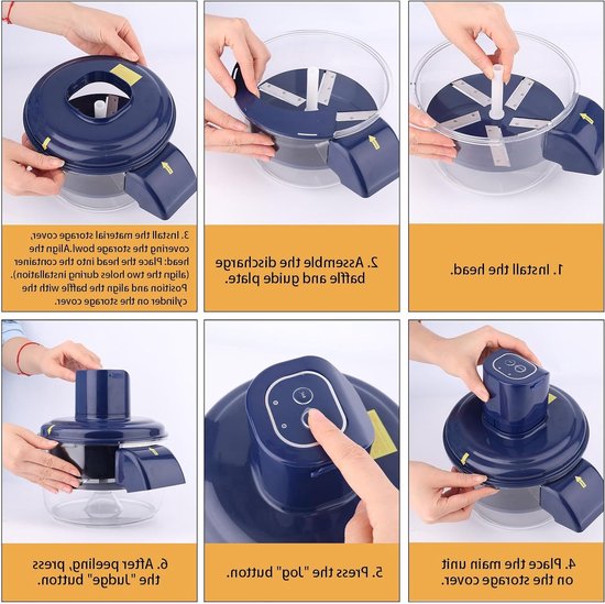 Dailygoods - Elektrische Druivenschilmachine voor Fruit en Groenten van Dailygoods — afbeelding 4