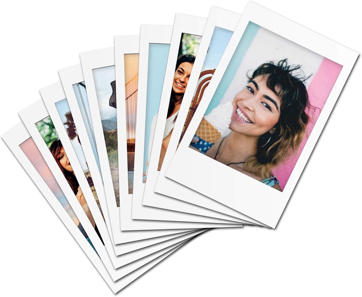 Mini Foto Magneten - Zelfklevende Frames - Koelkast Decoratie - Speciaal voor Instant Prints - 54x86mm - Zwart