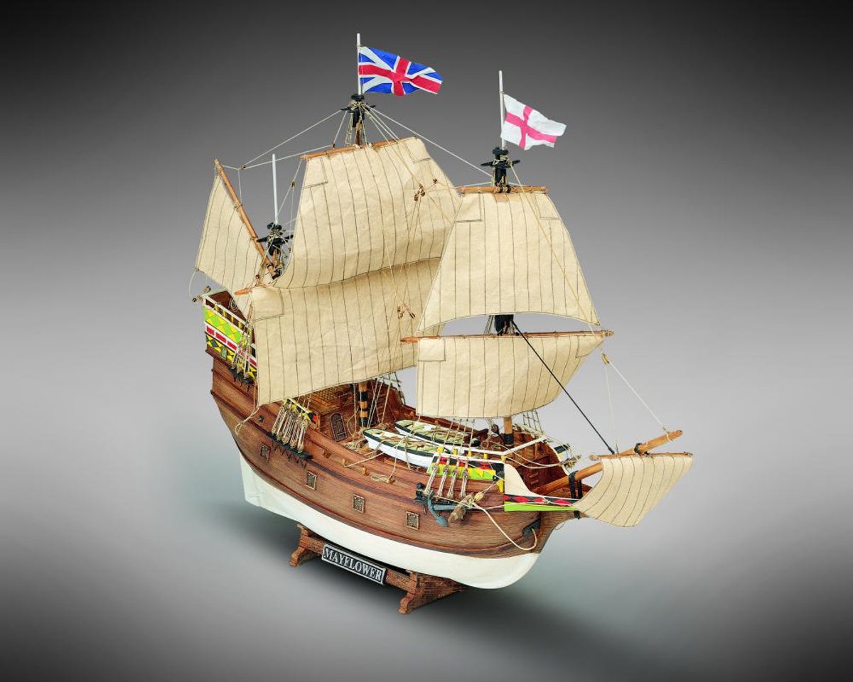 Mamoli MV49 Mayflower houten scheepsmodel schaal 1:70 DIY