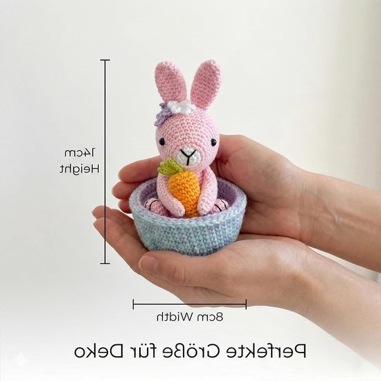 Haakset voor beginners, complete Amigurumi-set met video-instructies voor paaseieren en wortels, perfect voor creatieve projecten en geschenken — afbeelding 5