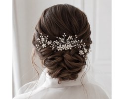 Top 10 Haarsieraden 2026: Haar in Stijl® Safa Haarkam Set van 3 Zilver - Bruid Haaraccessoires