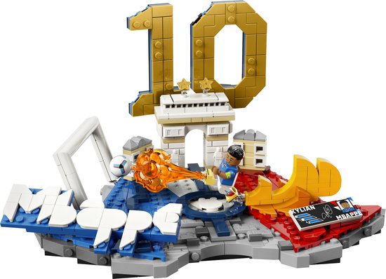 LEGO Editions Kylian Mbappé – Points forts du football Jouet de football pour enfants - 43013