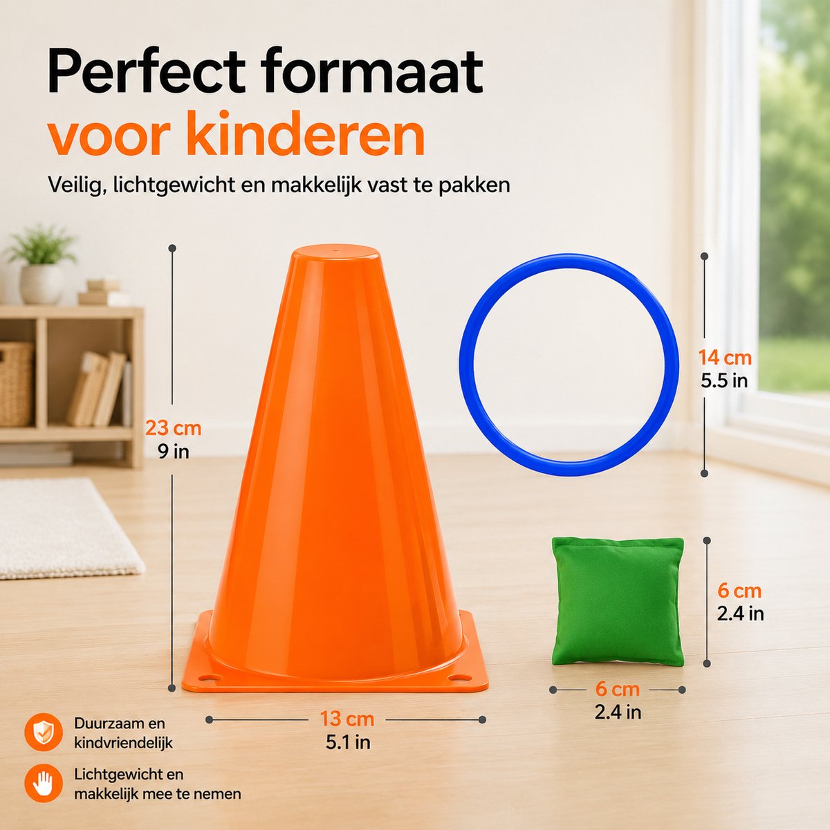 BOTC Ringwerpen Werpspel - 32 delige - Buitenspeelgoed - Ring Gooien - Werpspel kinderen - 1 Set — afbeelding 9