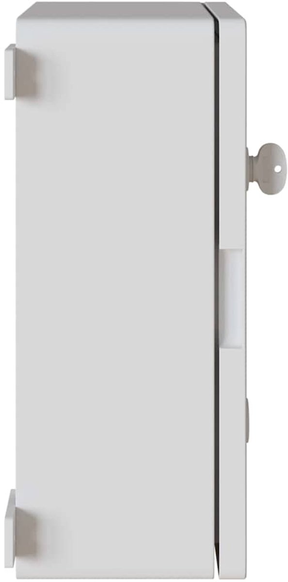 vidaXL - Besturingskast - Grijs - 37 - x - 19,5 - x - 40 - cm - ABS - Kunststof
