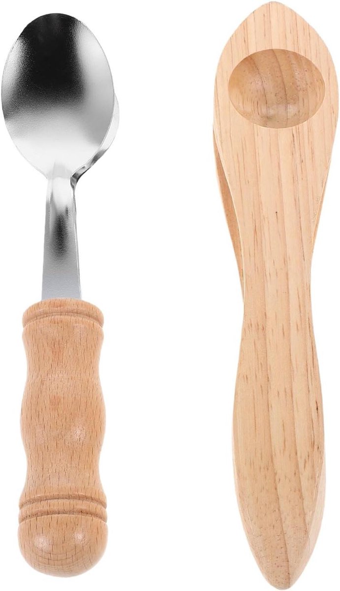 Lepel Muziekinstrumenten - Ritme Speelgoed - Muziek Maken - Traditioneel Geluid - 21 cm Lengte - Diverse Kleuren