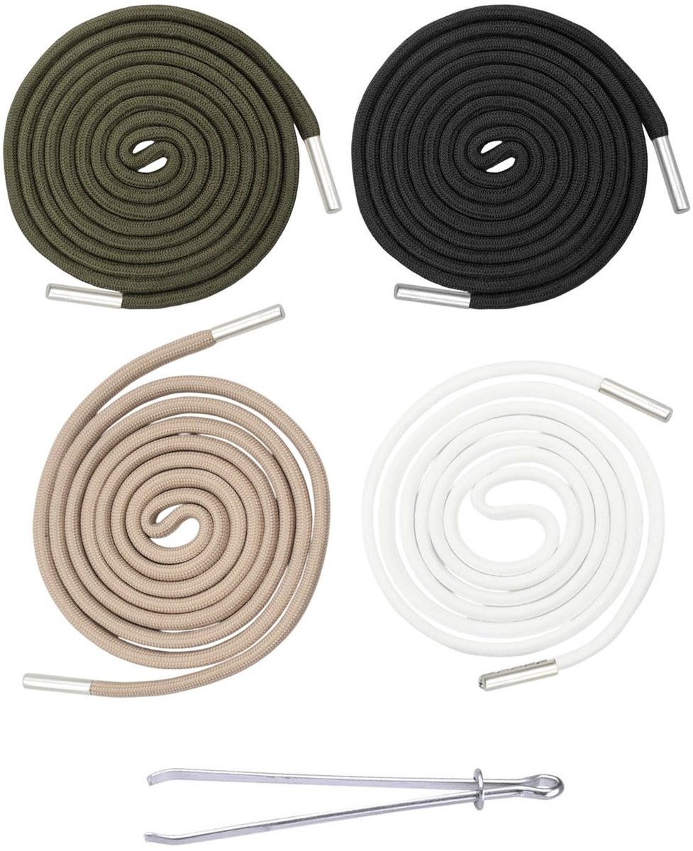Dailygoods- Trekkoord 140 cm - Antislip Koord - Vervanging Koord voor Hoodie - Koord voor Joggingbroek - Koord voor Capuchontrui - Veelzijdig Accessoire