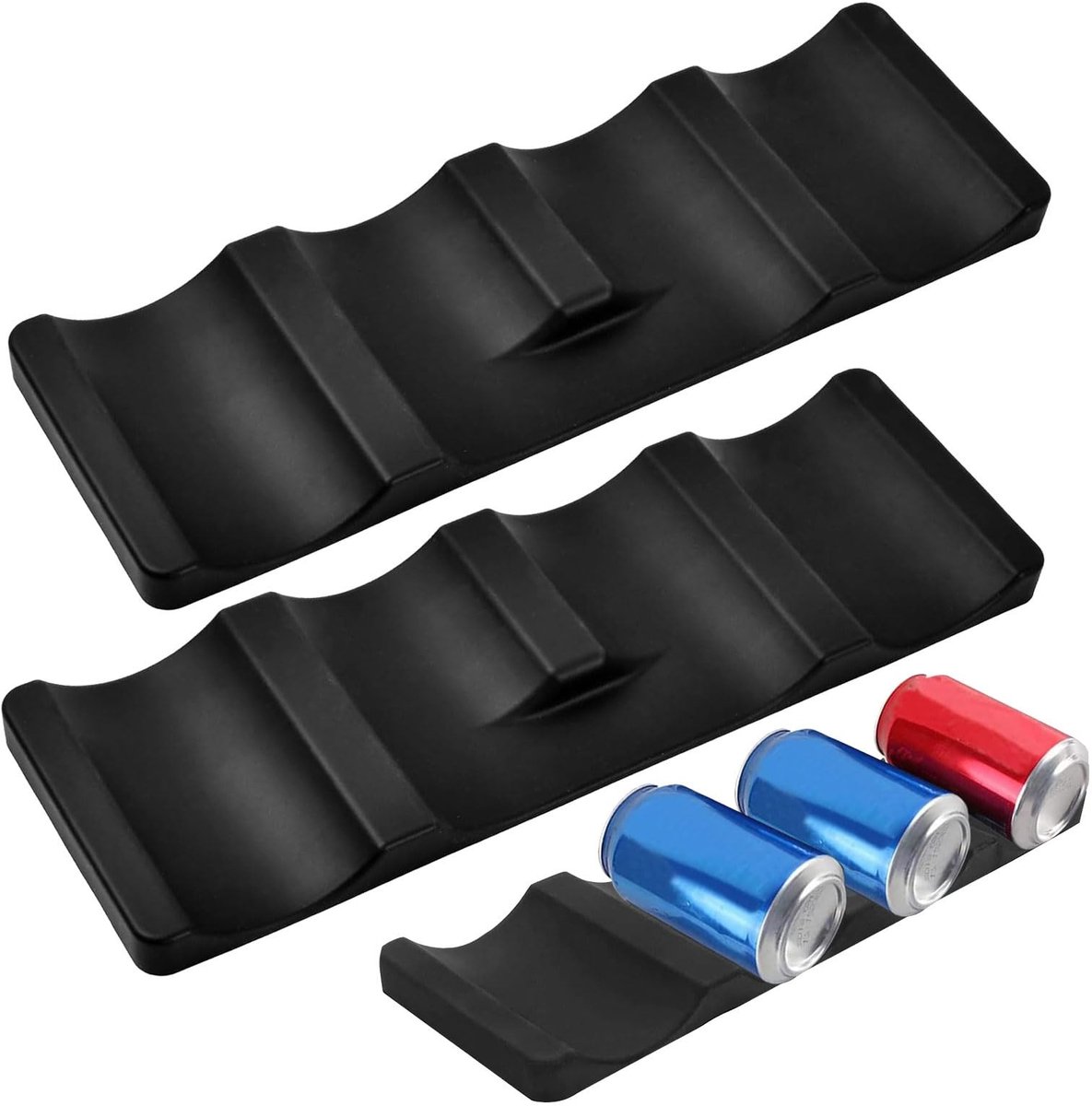 Dailygoods- Flessenhouder - Stapelbaar Koelkast Organizer - Flessenrek Koelkast - Antislip - Voedselveilig PP-Materiaal - Capaciteit tot 10 Flessen