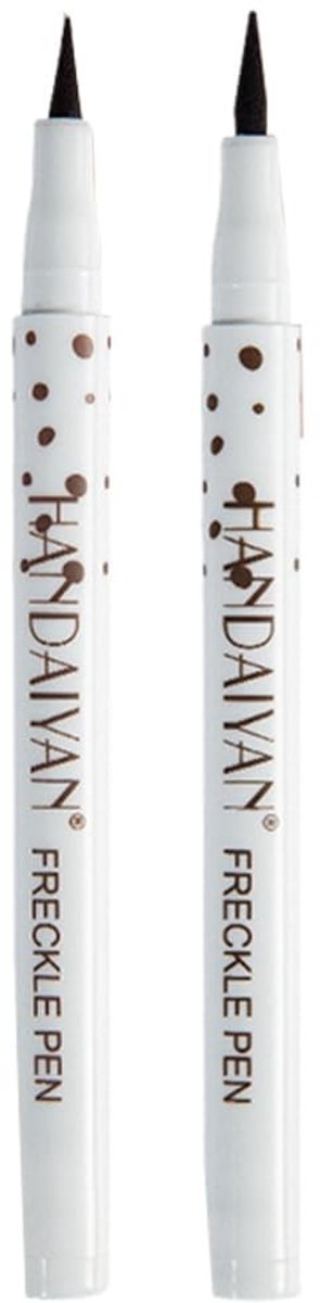Dailygoods- Make-up Pen - Natuurlijke Sproeten - 2 Stuks - Zachte Stippen - Langdurige Make-up - Echte Sproeten Effect - Sproetpotlood