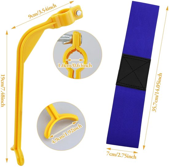 Dailygoods- Golf-Swing-Trainer - Golftrainingsmateriaal - Polsondersteuning - Vliegcorrector - Nylon - Geschikt voor alle golfers - Golftraining van Dailygoods — afbeelding 2
