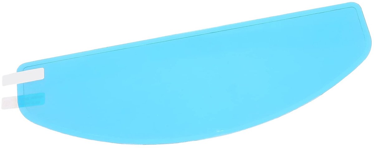 Dailygoods- Folie Regenbestendig - Helmvizierfolie - PVC Materiaal - Duidelijk Zicht - Geschikt voor Motorhelmen - Duurzame Bescherming - Helmvizier