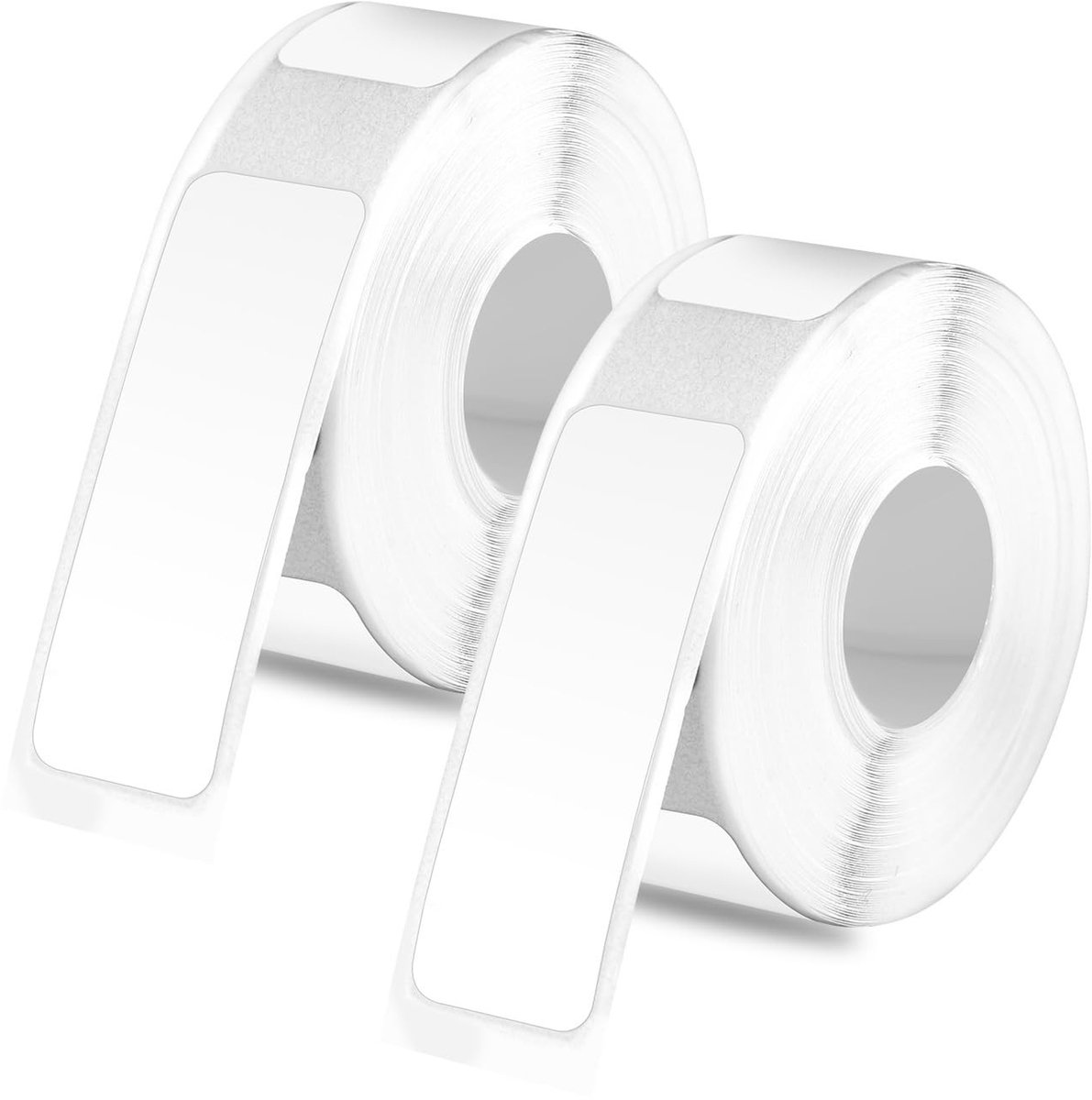 Dailygoods- Thermische Etiketten 420 Stuks - 2 Rollen - 12x40mm - Zelfklevend - Compatibel met Phomemo D30 - Wit Thermisch Papier