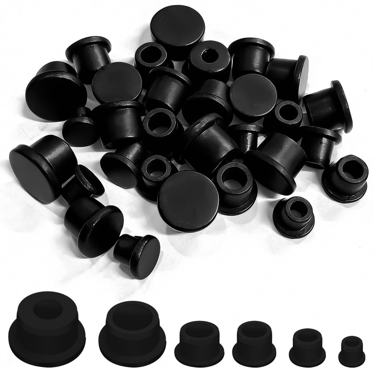 Dailygoods- Flesstopper 30 stuks - Siliconen - Herbruikbaar - Luchtdicht - Lekvrij - Flexibele pasvorm - Flessendop