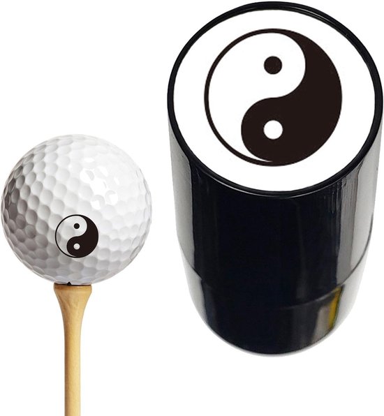 Golfbal Stempel - Markeerpen Bal - Bal Personaliseren - Waterbestendige Inkt - 6x3x3 cm - Zwart — afbeelding 5
