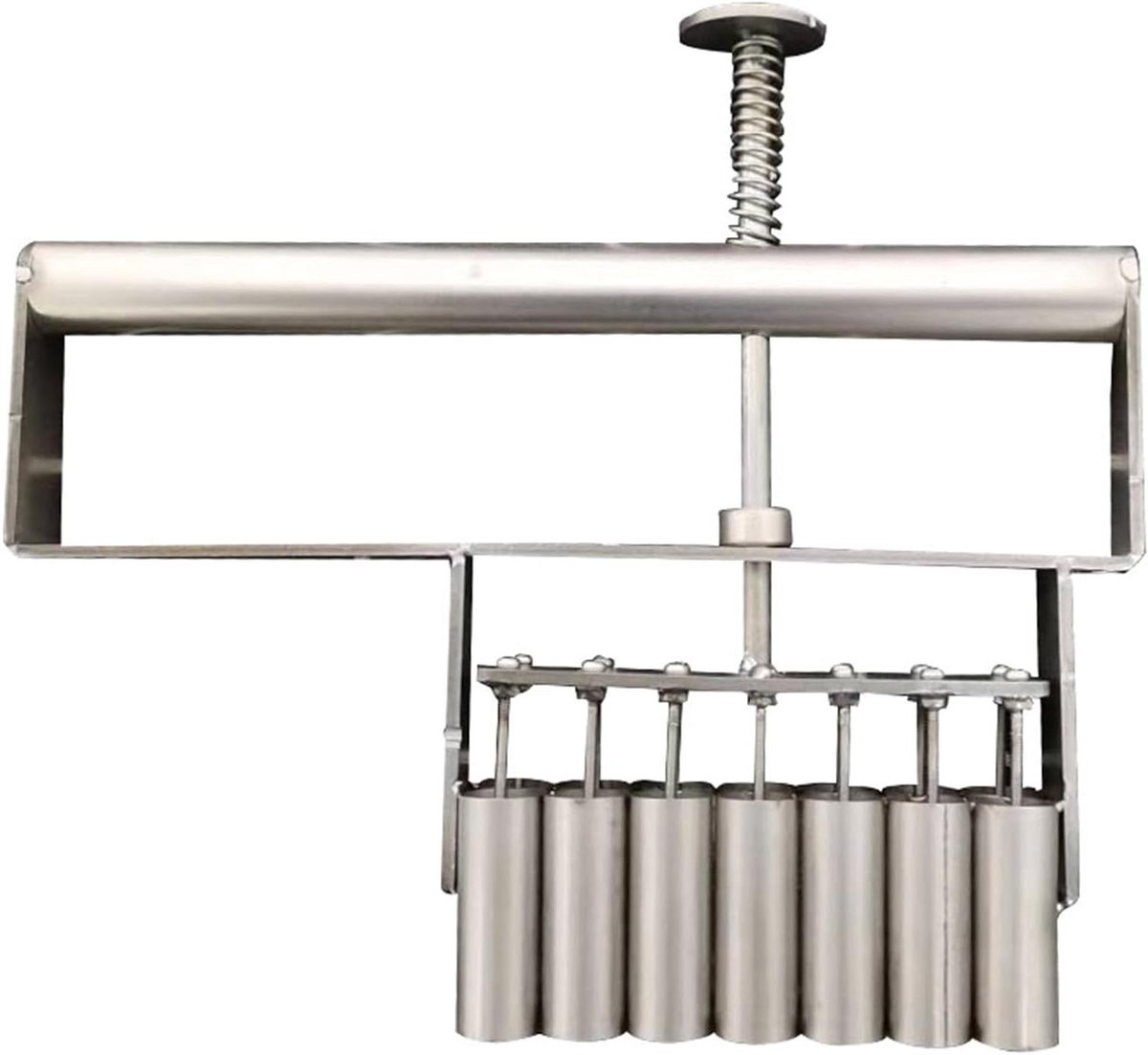 Gereedschap voor Balletjes - Parelvormer Dispenser - Desserts Maken - Nauwkeurige Dosering - 10 mm Gaten - Zilver