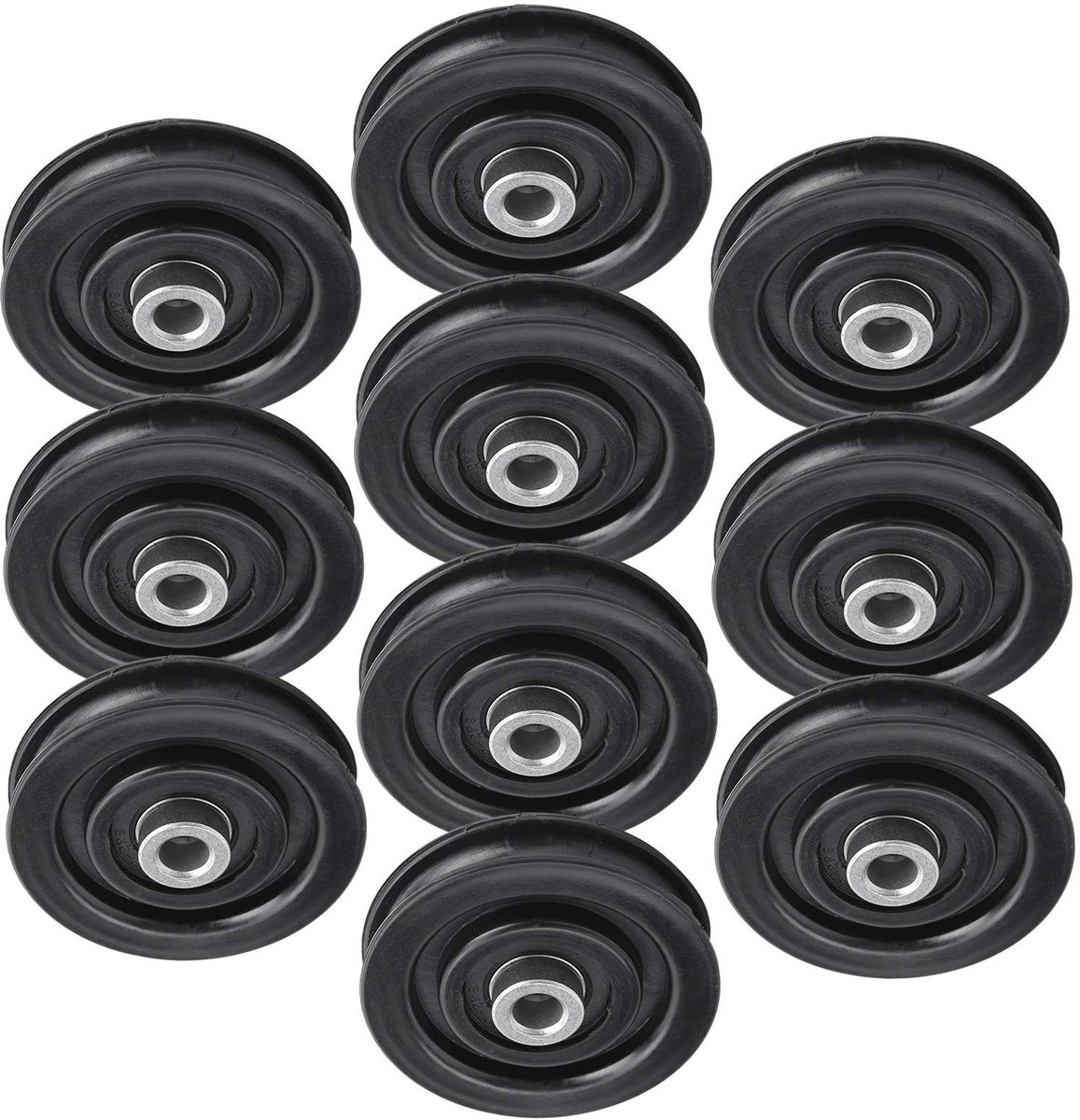 Dailygoods- Katrol 75mm - Nylon - Duurzaam - Multifunctioneel - Lichtgewicht - Hoge veiligheidsprestaties - Pulley