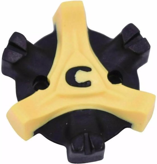 Golf Schoen Spikes - Vervangende Noppen - Verbeterde Grip - Snelle Twist Q-Lok - 20 Stuks - Geel — afbeelding 4