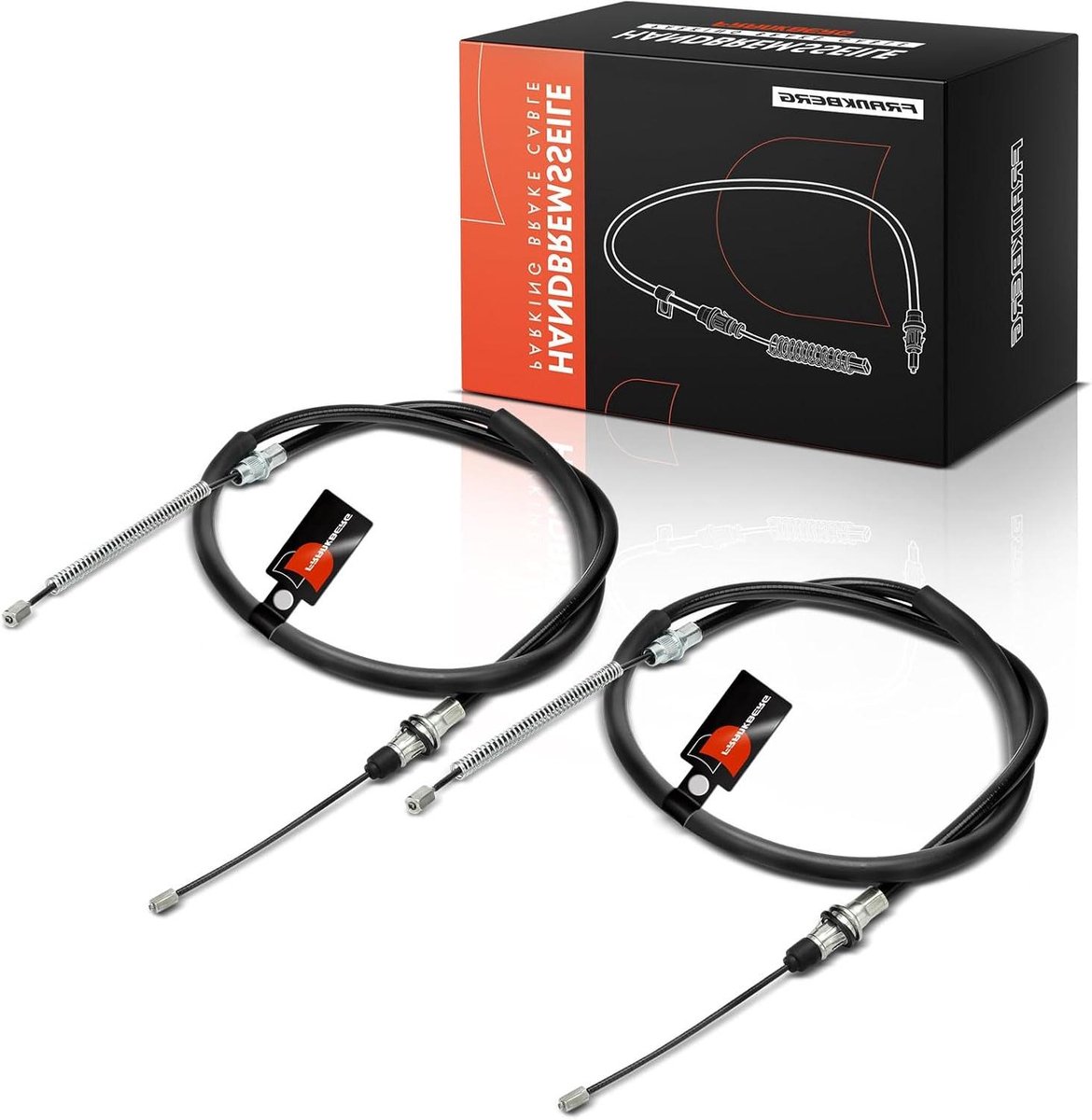 Handremkabel - Remkabel Parkeerrem - Auto Onderhoud - Directe Vervanging - 2468 mm - Zwart