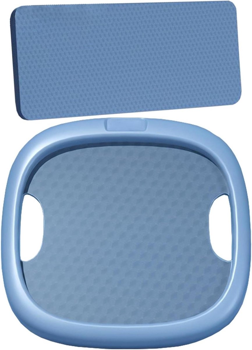 Trainingswiel - Buikspierwiel - Kerntraining - 360 graden rotatie - 28x8.5 cm - Blauw
