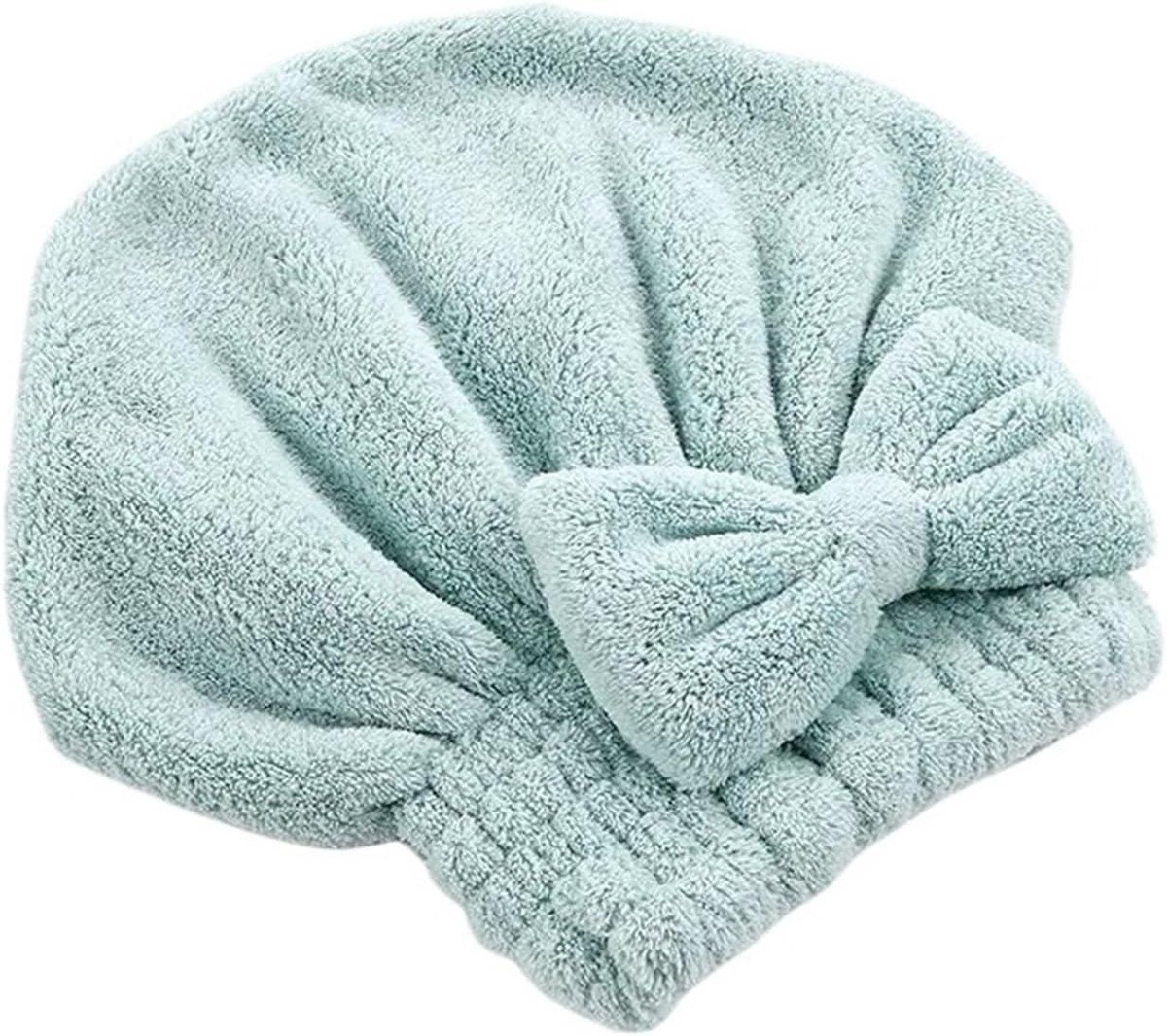 Haardroogkap - Douchmuts - Haar Drogen - Strik Omwikkeling - One Size - Groen