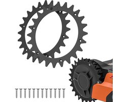 Robotmaaier kunststof spikes voor Worx Landroid S & M, 205 mm robotmaaier, wielspikes met 12 schroeven, tra…