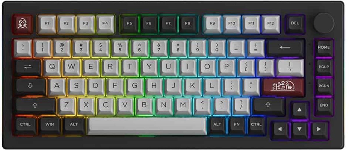 AKKO 5075B Plus Dracula Castle Dracula Switch RGB Draadloos Hotswap Mechanisch Gaming Toetsenbord