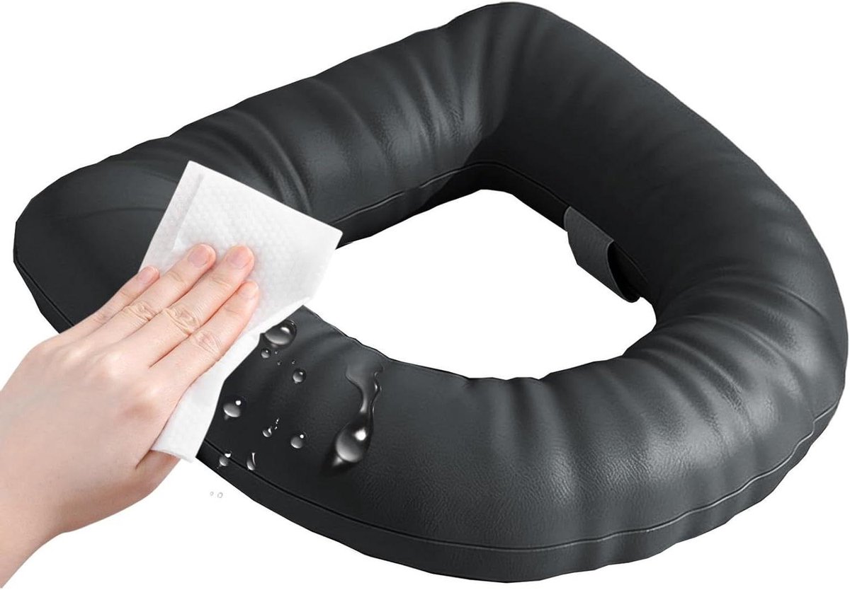 Gepolsterd Toiletkussen - Zachte Toiletbril - Extra Comfort - Drukverlagend Ontwerp - Universele Pasvorm - Donkerblauw