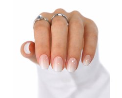 Joyage zelfklevende Plaknagels zonder lijm - 24 stuks - Babyboom - Press On Nails kort - Plaknagels zelfklevende - Plak nagels plakkers - Nepnagels valse nagels Kunstnagels nep nagels - Starterspakket Press on nagels - Nail Art nagel tips fake nails