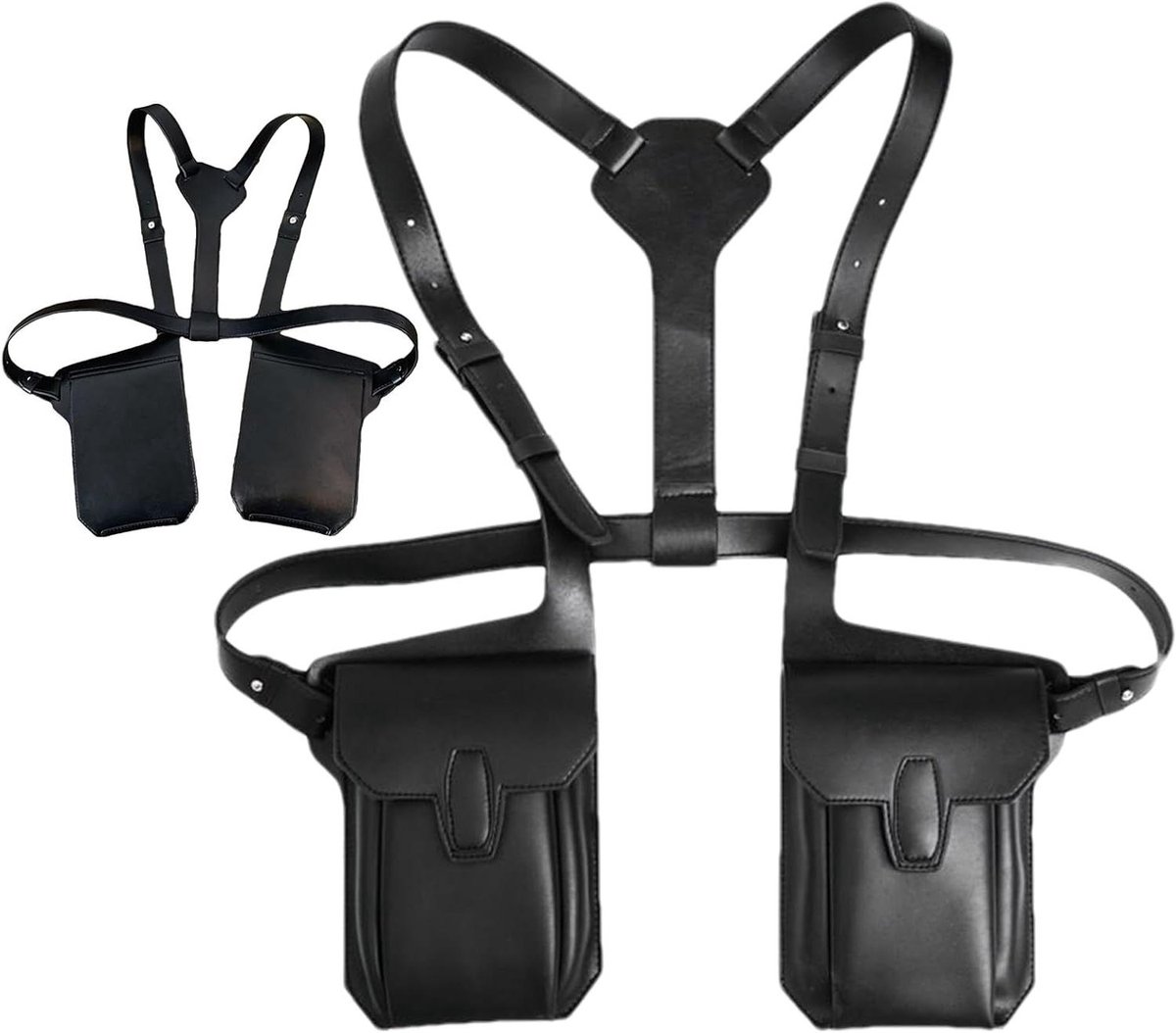 Onderarm Tas - Verborgen Portemonnee - Draagbare Opslag - Verstelbare Band - 13x20 cm - Zwart