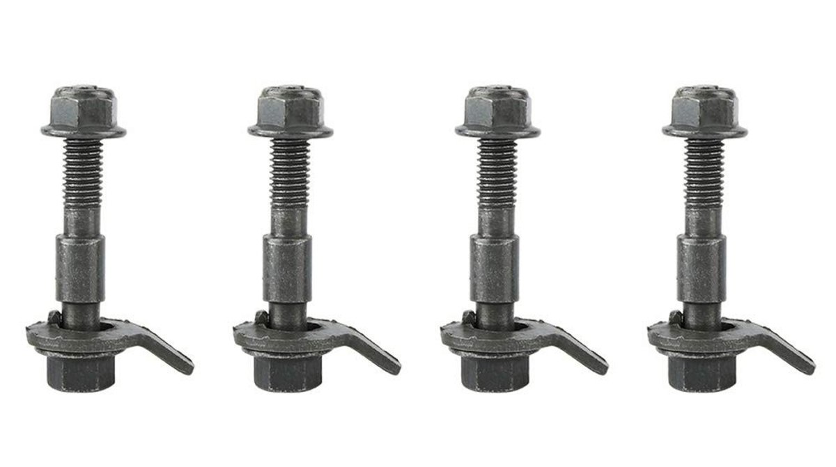 Dailygoods- Camber Kit Verstelbaar - 5 Stuks - Staal - 12 mm - Legergroen - Geschikt voor Vierwieluitlijning - Verstelbare Schroeven