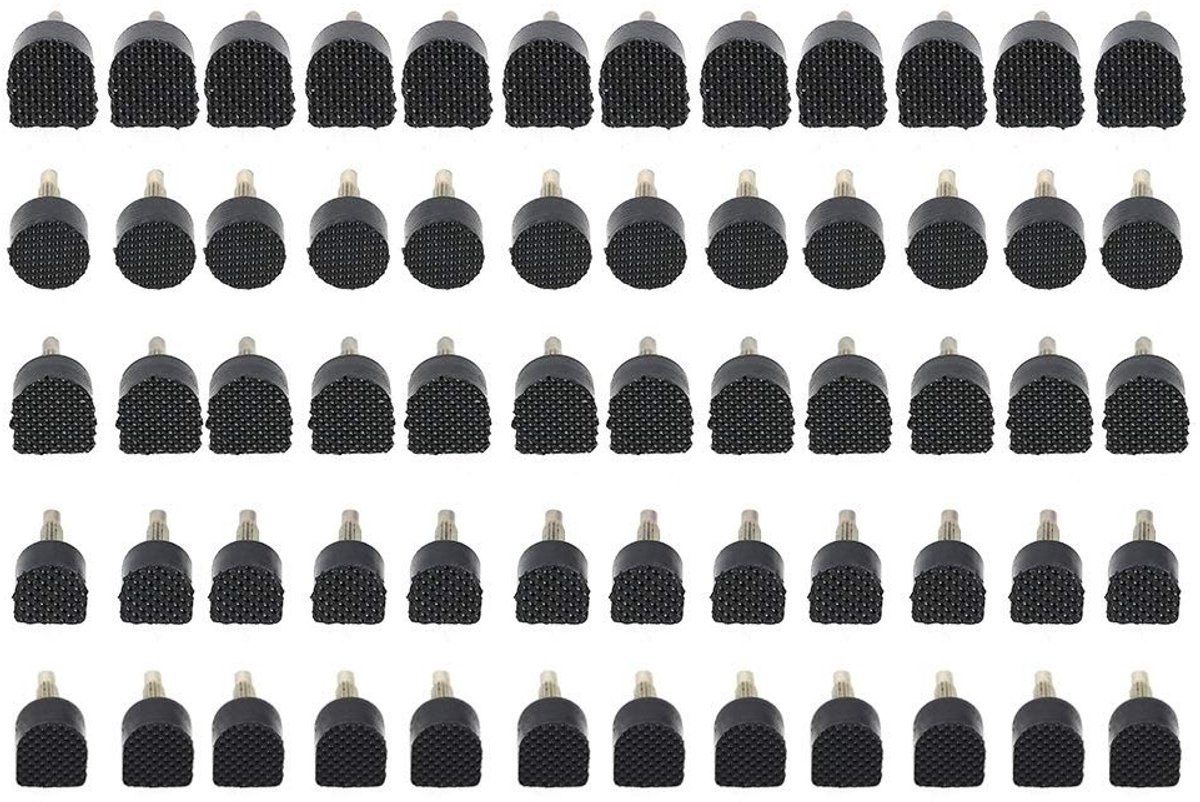 Dailygoods- Schoenstuds 60 Stuks - Antislip - Slijtvast - Hoge Kwaliteit - Gemakkelijk te Gebruiken - Loopcomfort - Hielplaten