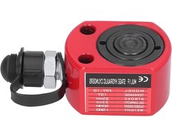 Hydraulische Cilinder - Hollow Plunger - Kracht Overbrengen - Automatische Olie Terugkeer - 10 Ton Capaciteit - Rood