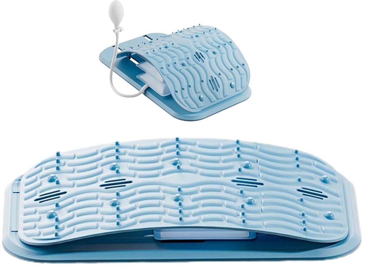 Wervelkolom Strekker - Rug Massager - Houding Verbeteren - Magnetische Spanning - 38.5 x 21.5 cm - Zwart