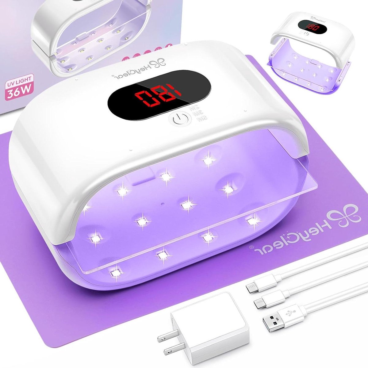 UV Lamp - Hars Uitharder - Sieraden Maken - Dubbelzijdig Licht - 36 W - Wit