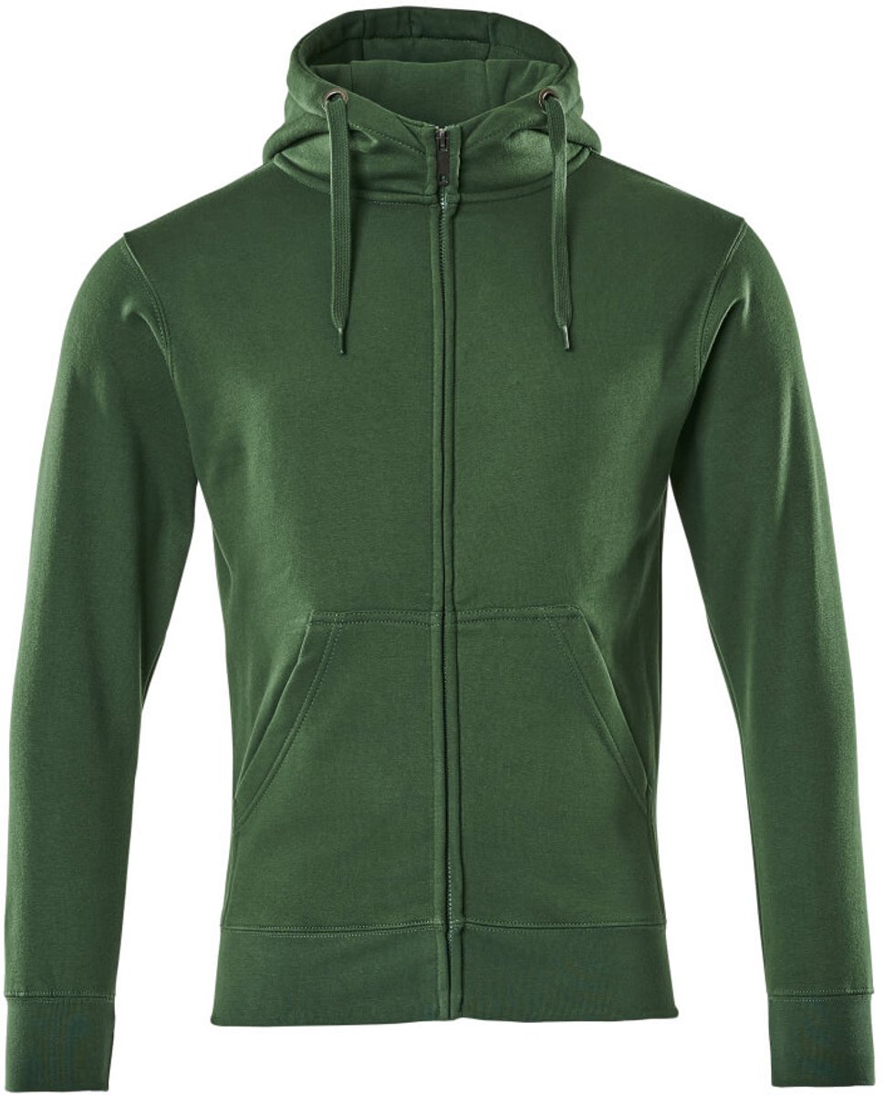 Mascot Crossover Capuchontrui met rits 51590-970 - Groen - 4XL