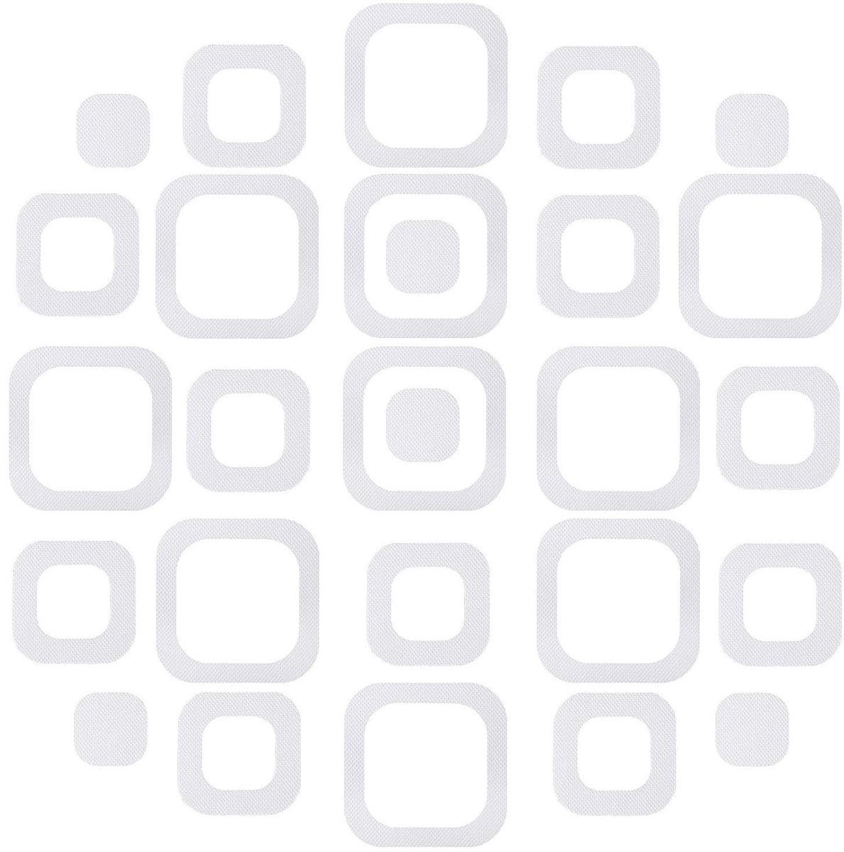 Dailygoods- Antislipstickers 24 Stuks - Antislip Stickers Douche/Bad - Zelfklevend - PEVA Materiaal - Transparant - Veiligheid Verbeterend - Antislipvloer