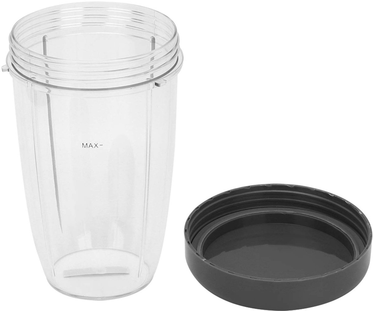 Dailygoods- Blenderonderdelen Grote Capaciteit - Vervangingskit - PC Beker met Deksel - Antislip - Vaatwasmachinebestendig - Duurzaam en Stevig - Blenderbeker
