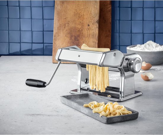 WMF Gourmet Manual Pasta Machine, Stainless Steel, 19.5 x 12.5 x 12.5 cm, 9 Dough Levels, Ideal for Dough Plates, Narrow and Wide Pasta van WMF — afbeelding 2