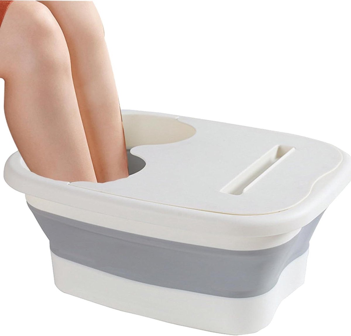Voetbad Opvouwbaar - Voetenbad Spa Bekken - Voeten Weken - Met Ingebouwde Massage - 40 x 32 x 17 cm