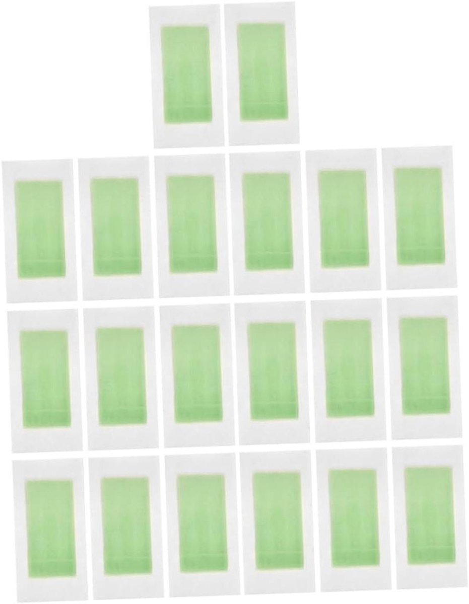 Ontharingsstrips - Waxstrips - Huid glad maken - Dubbelzijdig - 20 stuks - Wit