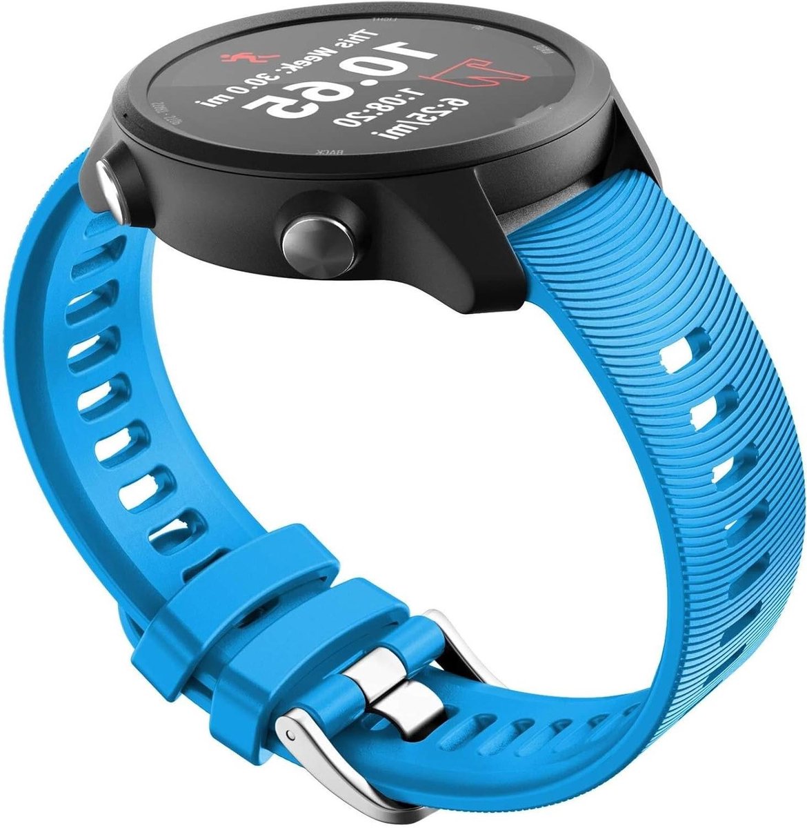 Smartwatch Band - Vervangende Band - Activiteiten Tracker - Quick Release - 20 mm - Zwart