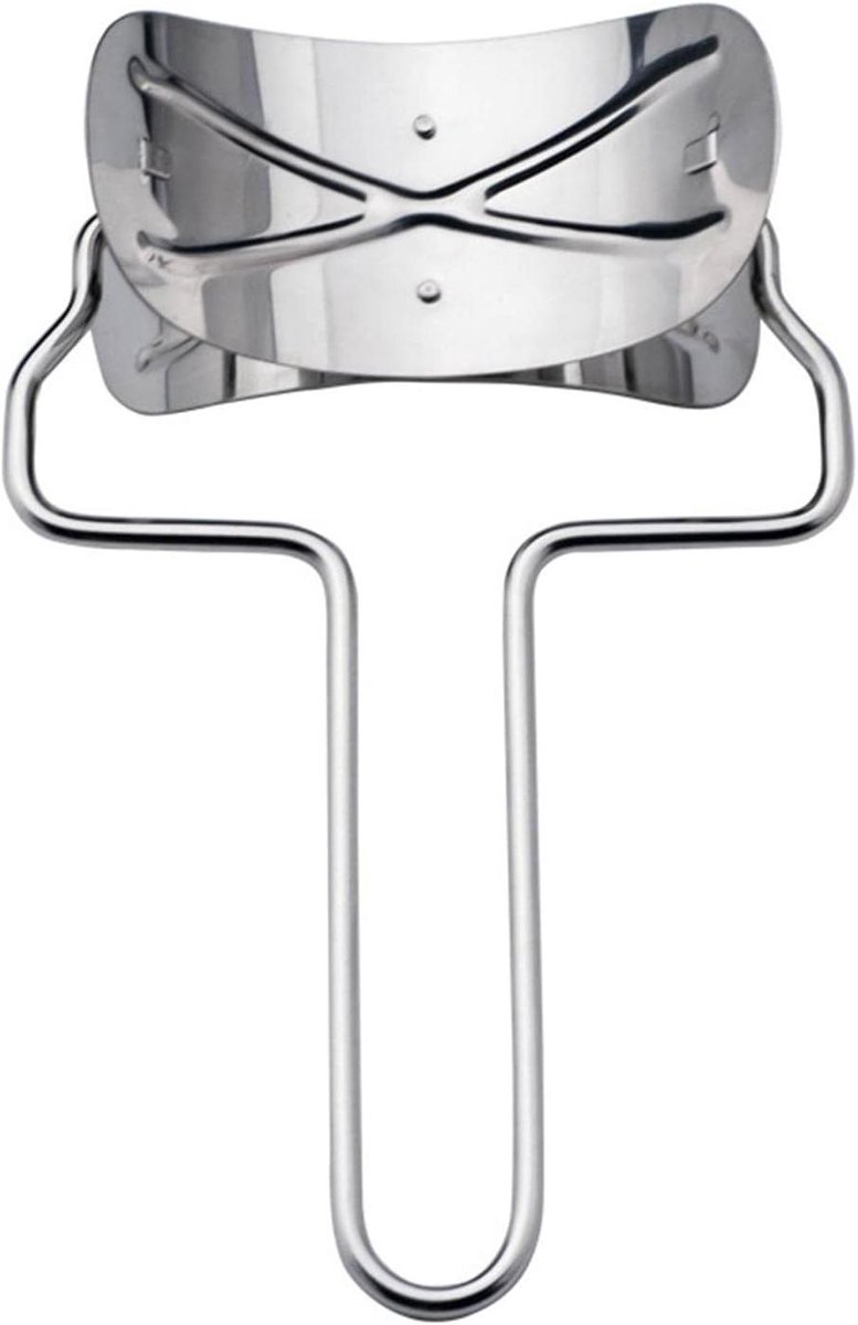 Knoedel Maker - Deegroller Gebak - Eten Bereiden - Roestvrij Staal - S/L Gewicht - Zilver