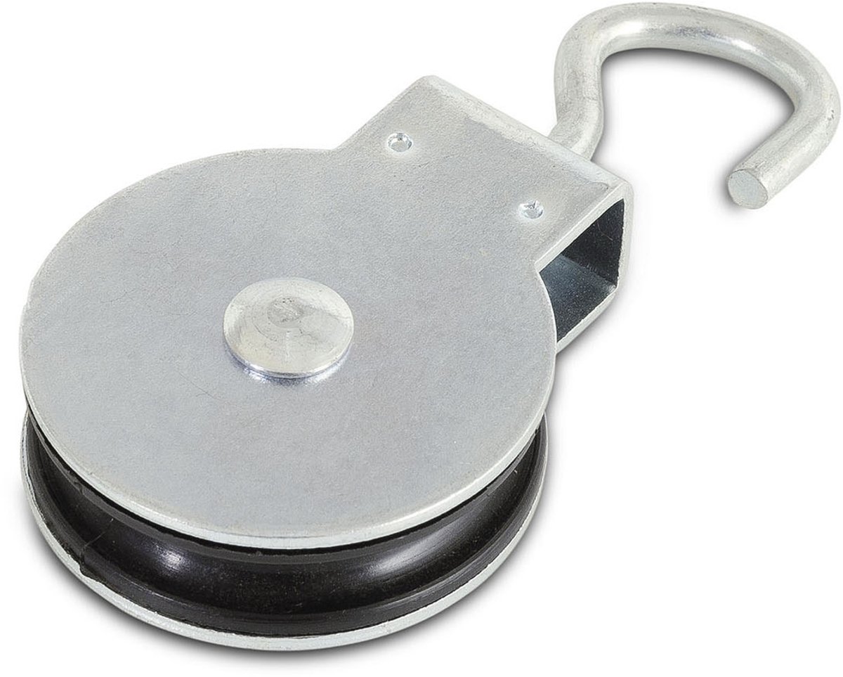 50mm 7 mm kabel diameter katrol met draaibare haak - katrollen - katrolschijf - draaibare katrol - lierkatrol - kabelkatrol