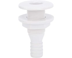 Bootafvoeropening - Lensafvoer Jacht Accessoire - Vocht Reguleren - Bestand tegen Degradatie - 3/4 inch - Wit